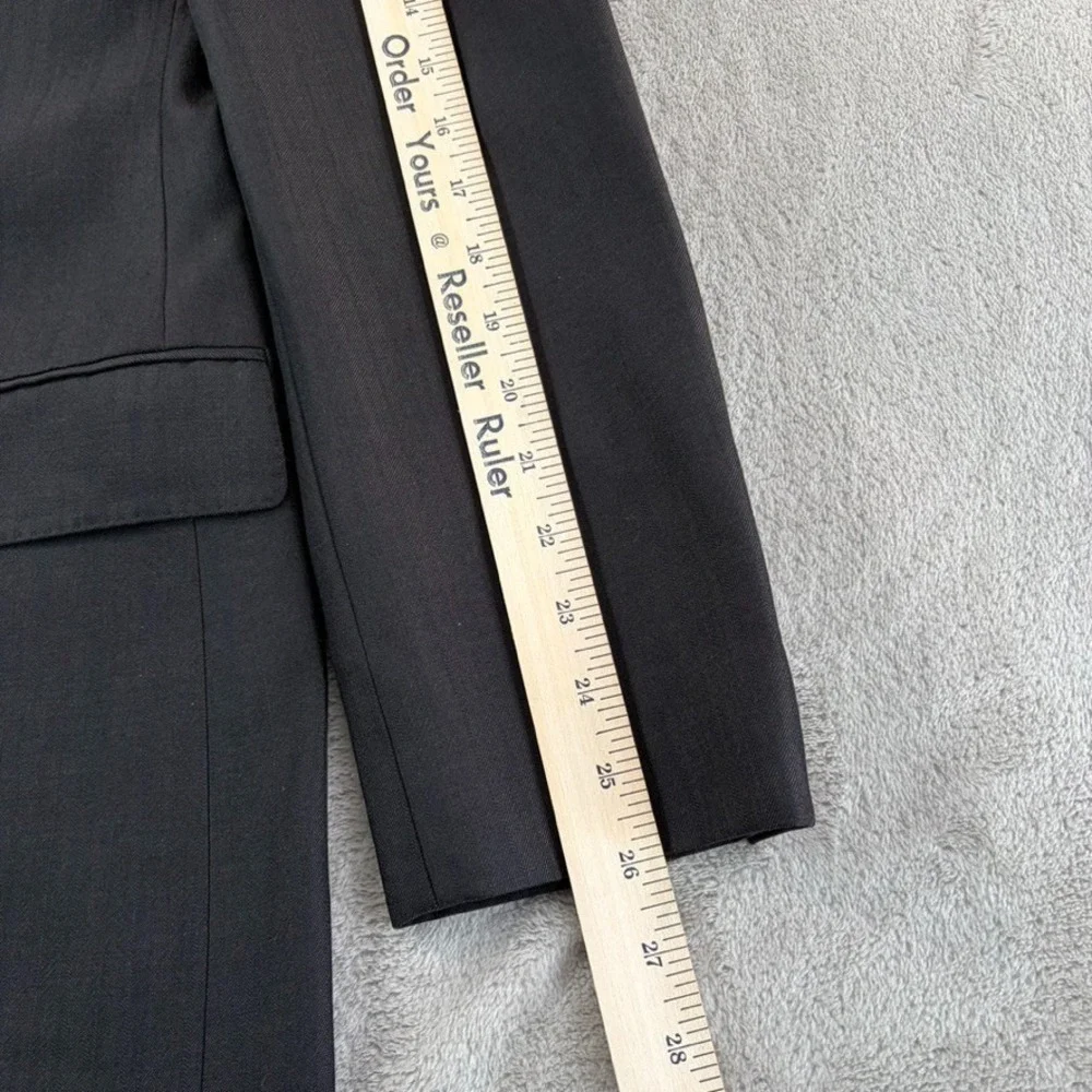 Hugo Boss 2 Button‎ Front Suit Set in Brown Striped Wool Men 40R Pants 34x30